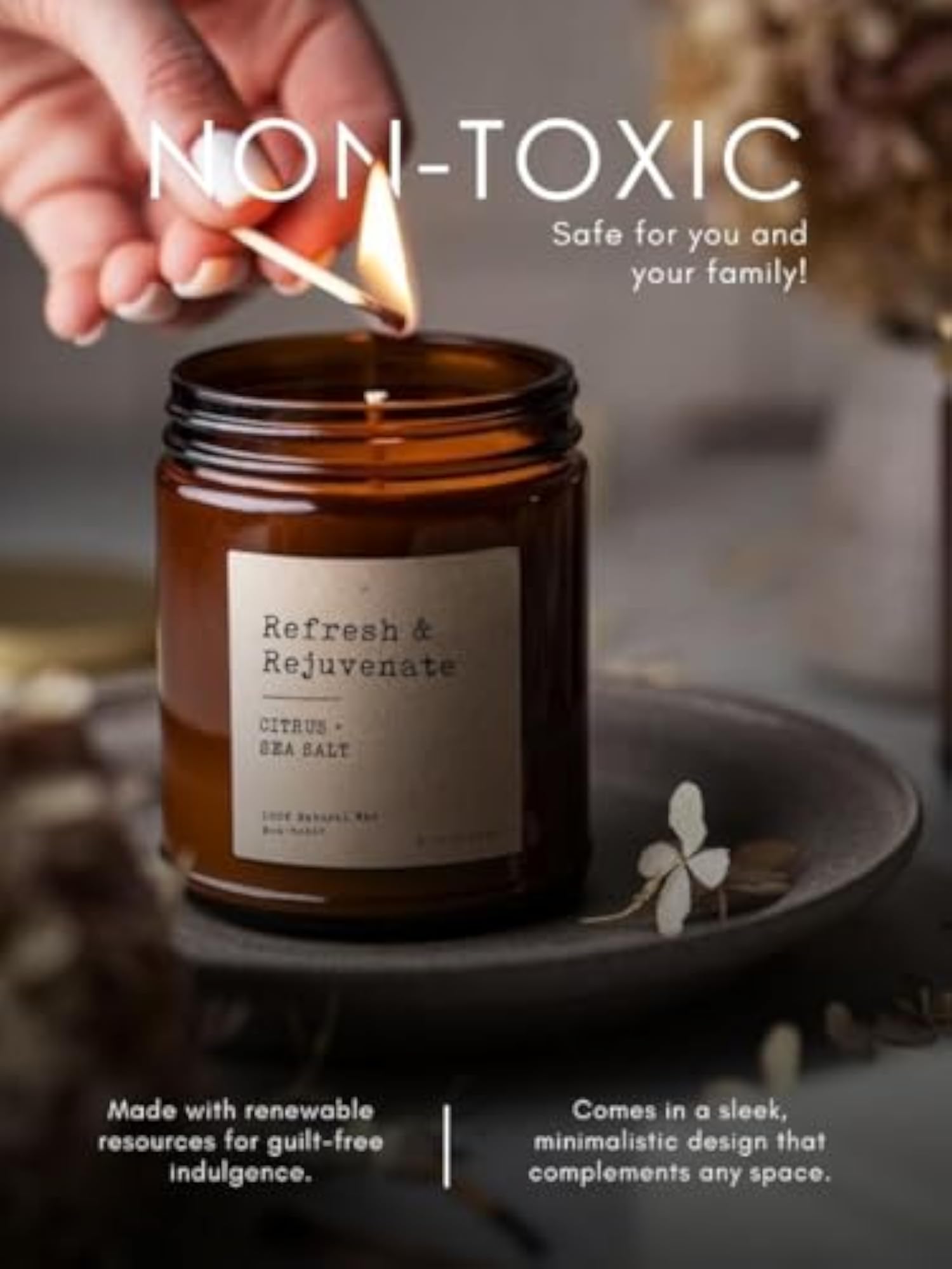 Aromatherapy Scented Candle for Sleep and Relaxation